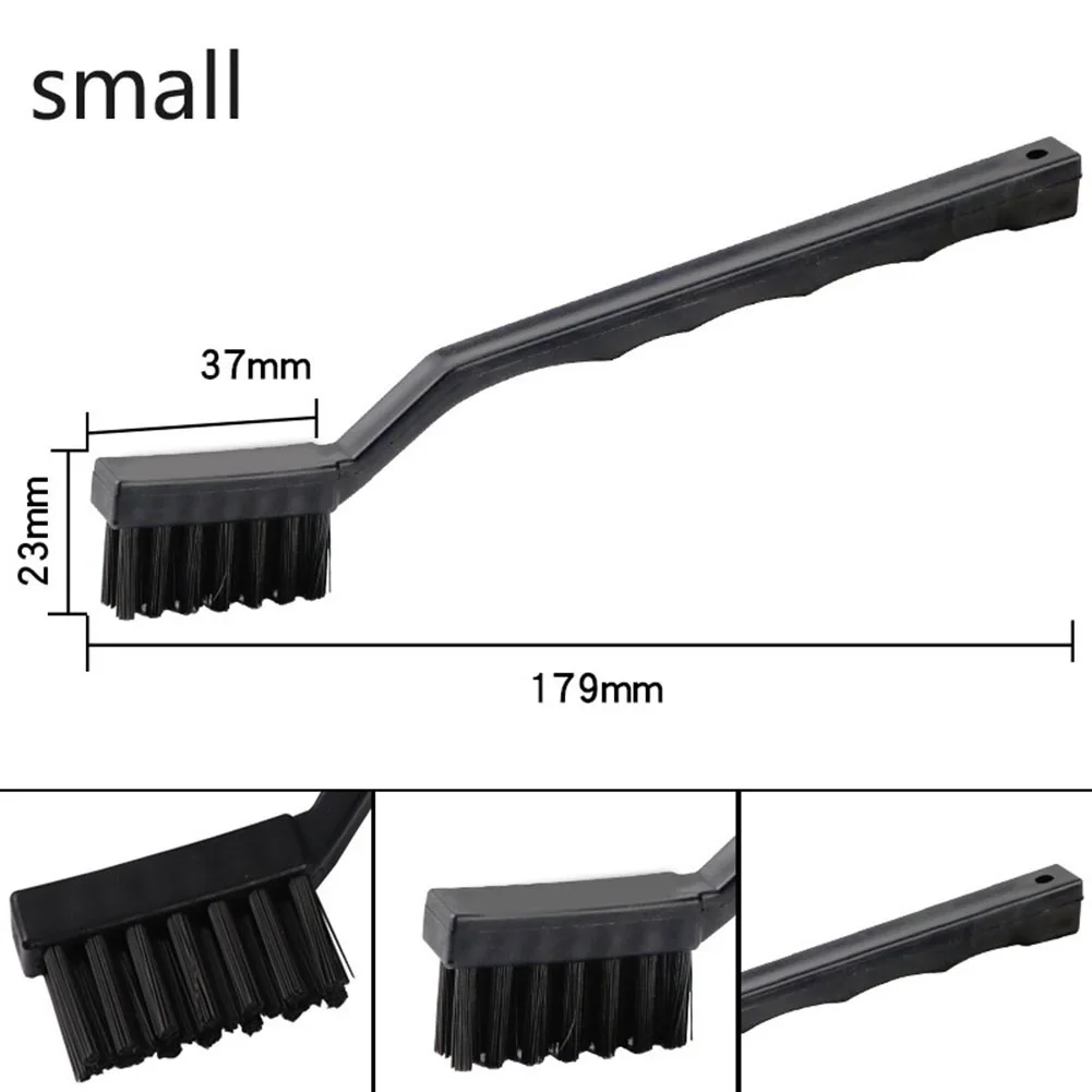 Anti Static Brush Brushes Hand Tools Plastic+Synthenic Fiber Small/Medium/Large 1 Pc/3 Pcs Black Dust Clearning