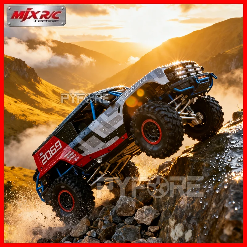 

MJX H8P 1/8 Scale Brushless RC Crawler 3S High-Speed 2.4GHz 4WD Off-Road Truck for Kids & Adults