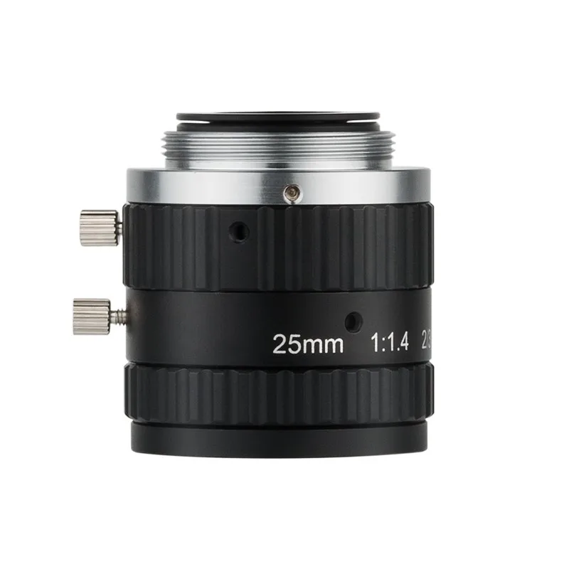 FA2502D Hot Sale 25mm 2/3'' C-Mount FA Industrial Manual Iris Fixed Focus Lens For Industrial Camera