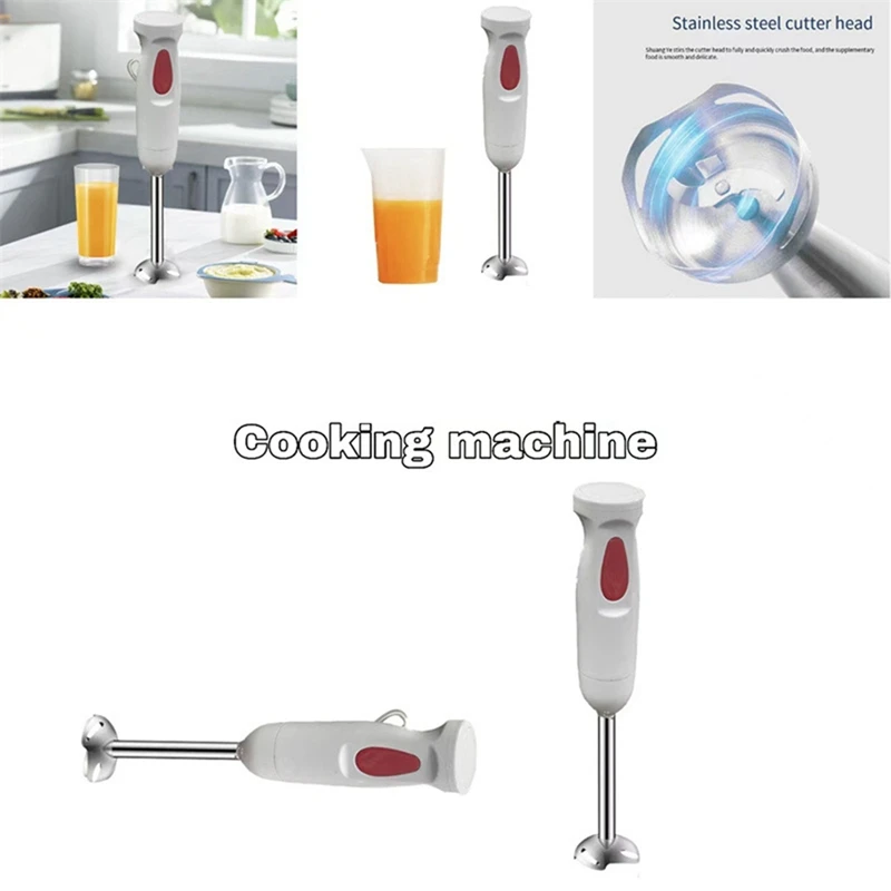 Hot Selling-Handheld Stainless Steel Electric Food Processor Blender Food Processor Stick Multi-Function Meat Grinder Mixer EU P
