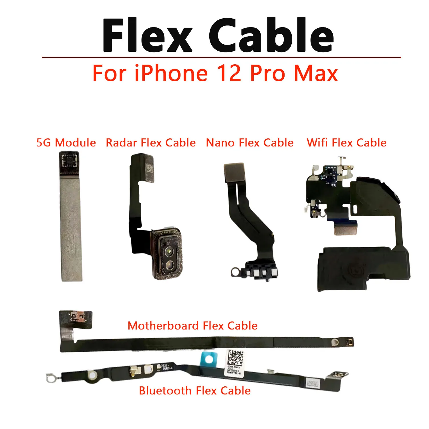 

1 шт. Wi-Fi Bluetooth GPS сигнальный гибкий кабель для iPhone 12 Pro Max Wi-Fi Bluetooth сигнальная антенна лента запасные части