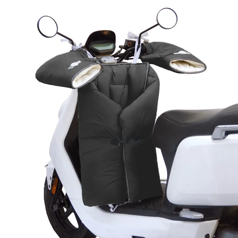 

Waterproof Thicken Plush Winter Cycling Windshield Quilt for Motorcycle Handlebar Cover Warmer Motorcycle Scooters Knee Blanket
