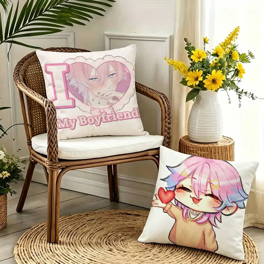 14 days with you ren Double-sided print Pillow Case for Sofa Living Room Home office Decor Protective Cover