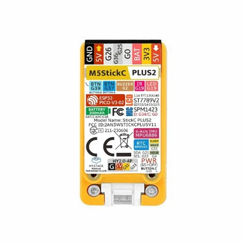 Stickc PLUS2 ESP32 Mini Iot Development Board ESP32-PICO-V3-02 Graphical Programming Suite Iot