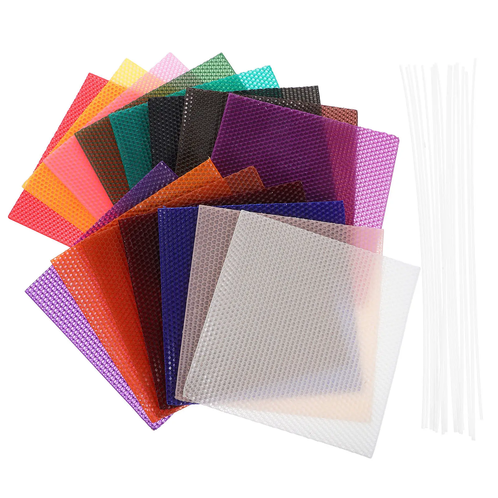 1set-beeswax-sheets-honeycomb-design-pre-cut-wax-for-diy-projects-holiday-party-home-decor-beeswax-sheet-for-party