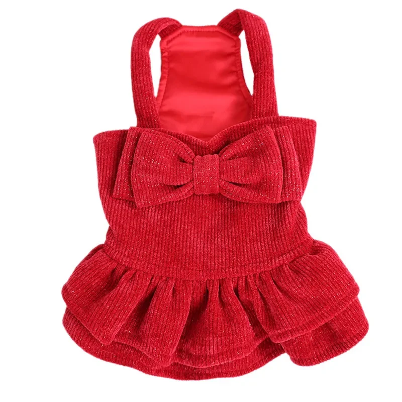 Vestido de invierno para perros, ropa para gatos, Chihuahua, cachorros, falda, Yorkie, Pomerania, Shih, Tzu, caniche maltés, Bichon, ropa para mascotas