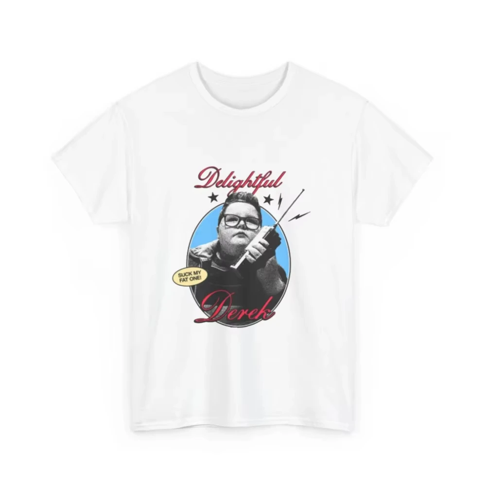 TV drama Stranger Delightful Derek Turnbow graphics 100%Cotton Tshirt unisex Vintage Fashion Short Sleeve Men's shirt Streetwear
