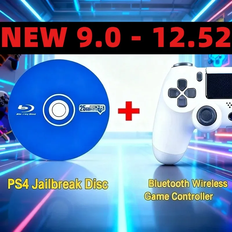 Immagine 6: Controller di gioco wireless per PS4/Slim/Pro Gamepad wireless per PC PS4 Give away PS4 9-12.52 Jailbreak Gold Disc Tutti i giochi gratuiti
