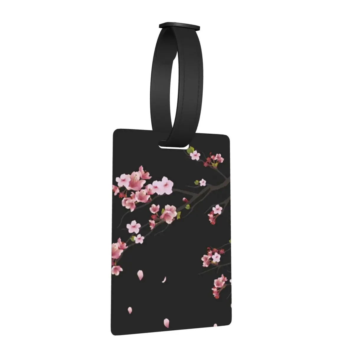 

Бирки для багажа с японским узором «Цветущая вишня», аксессуары для чемоданов, именные бирки для путешествий, держатель для багажа, идентификационная этикетка с адресом