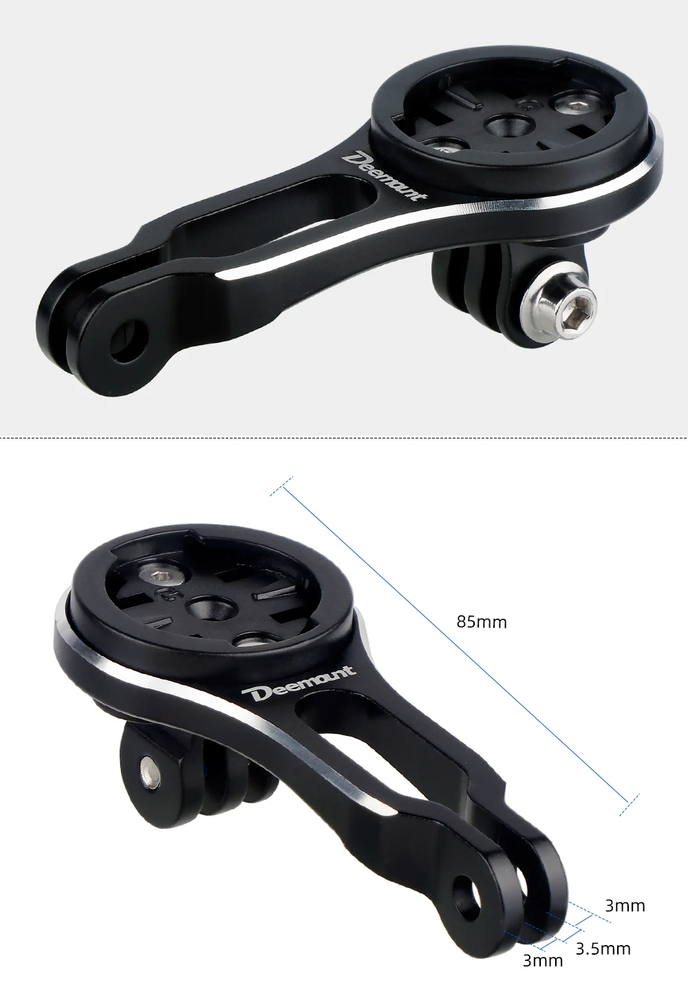 Fahrradlenkerhalterung passend für Trek Bontrager Blendr Cervelo Gopro Aluminiumlegierungshalterung für Garmin Wahoo Bryton IGPSPORT – Detail 2