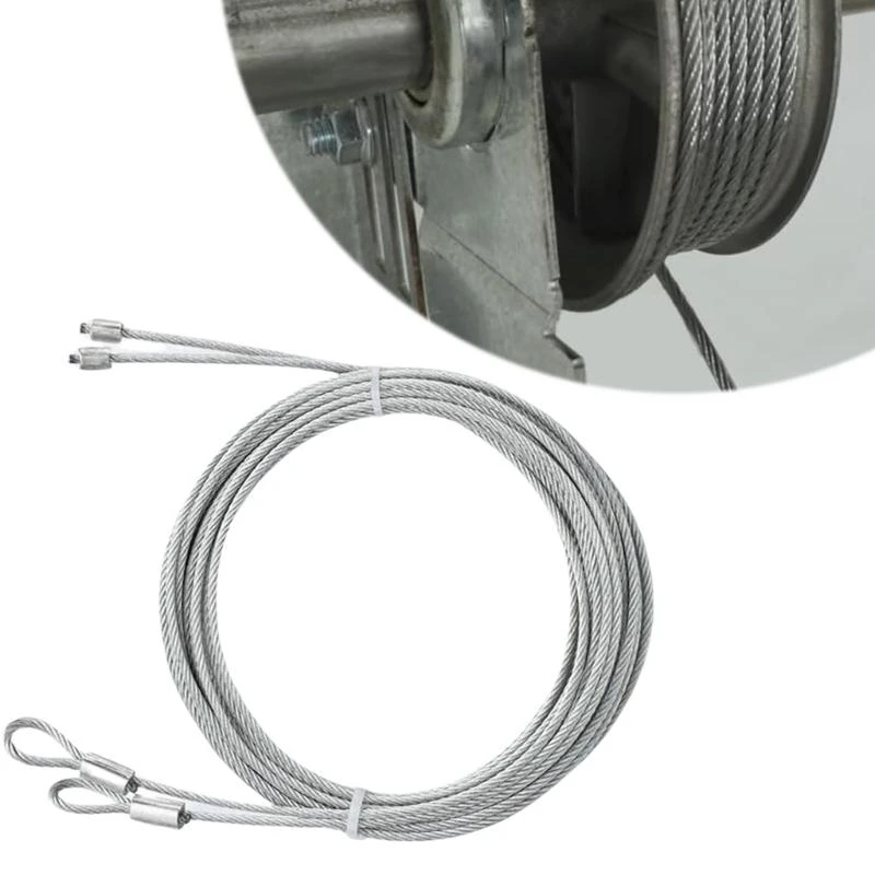 

Industrial Garage Door Cables set Home Improvement Garage Door Cables Long Life,13Ft Heavy Duty Steel Wire Extension Wire