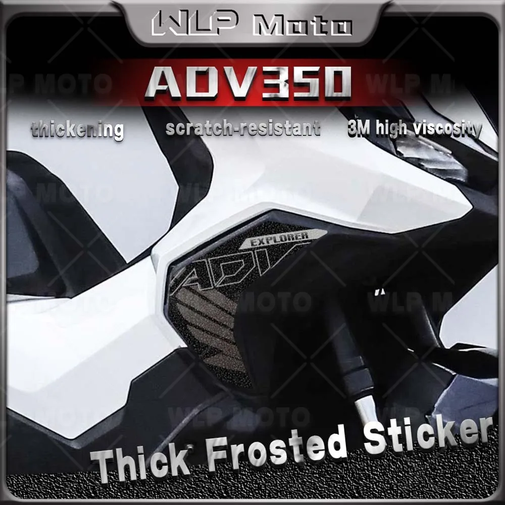 

Motorcycle Thick Frosted Side Pad Protector Sticker Decorative Decals Waterproof Accessories For Adv350 adv 350 ADV 350 2025