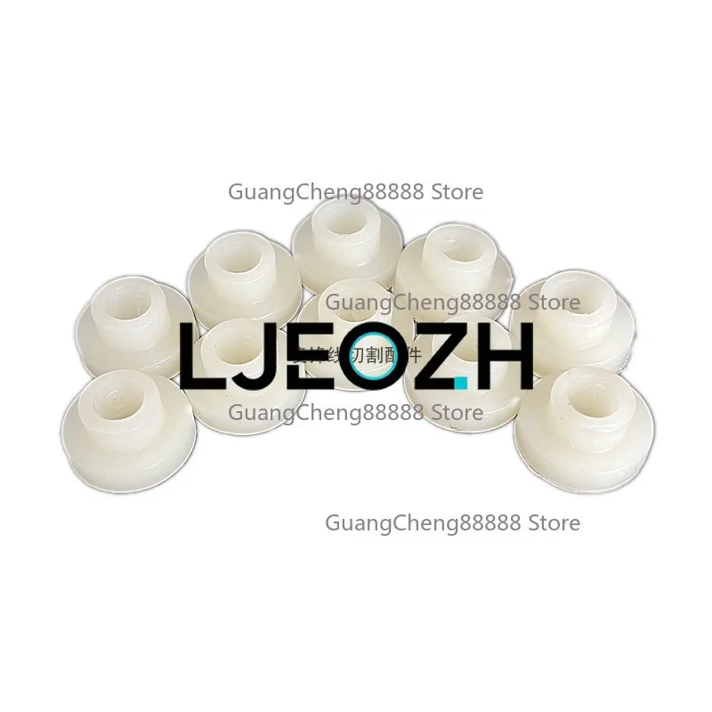 10pcs Wire Cutting Accessories Conductive Block Insulation Seat Fast Walking Wire Nylon Sleeve Outer Diameter 18 Holes 6