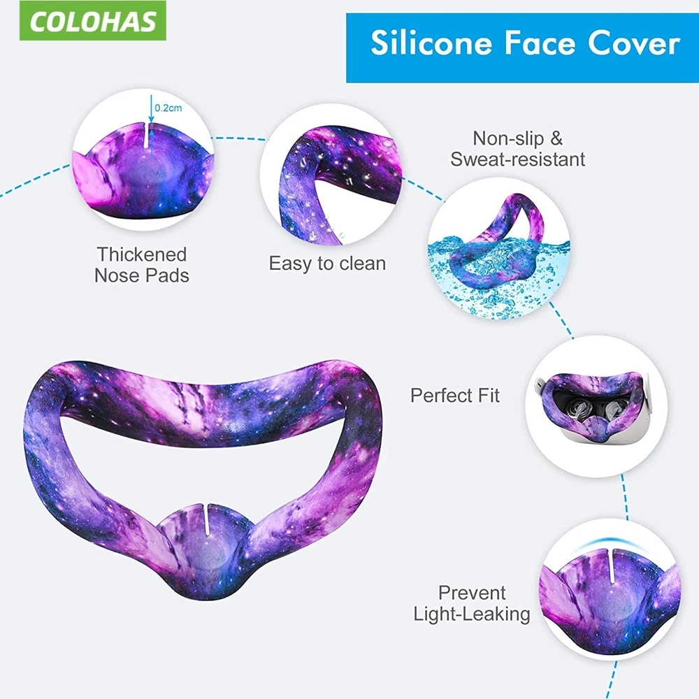 Voor Oculus Quest 2 Vr Beschermende Cover Set Touch Controller Shell Case Met Riem Handgreep Badkamer Accessoires Sets