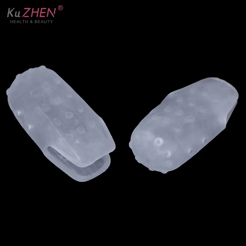 2 قطعة واضح عارية تنفس تو حماة كم الورم منصات وسادة كبيرة تو الحرس تو يغطي لحماية أظافر نام #5