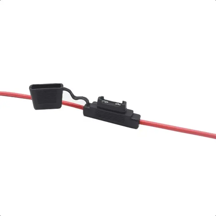 【1Set】8AWG 10AWG Wire Maxi Fuse Holder Water-resistant Waterproof  With Cover Inline with 20A 30A 40-80A 90A 100A 120A Fuse