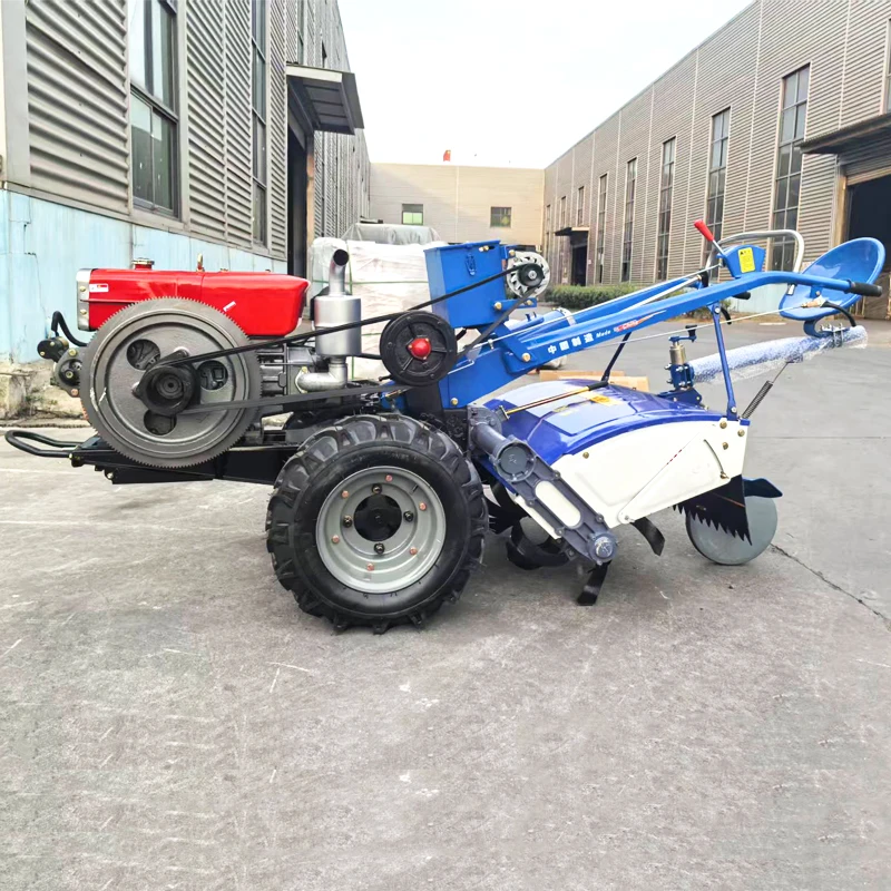 

Cheap Price Agricultural Machine Diesel Engine Mini Walking Tractor Cultivator Rotary Mini Power Tiller Hand Walking Tractor
