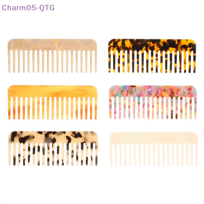 

Hot！1PCS Korean Design Acetate Hair Combs Colorful Hairdressing Comb Hair Brush