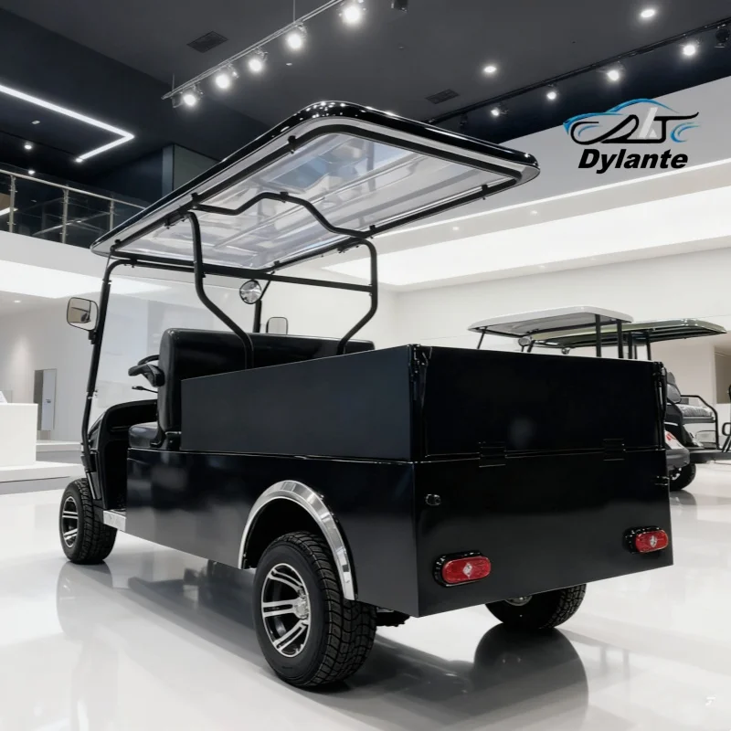 العلامة التجارية الجديدة المتقدمة أفضل سيارة كهربائية للبيع عربة جولف كهربائية للكبار عربة بضائع قابلة للطي مع صندوق البضائع الخلفي التسليم السريع