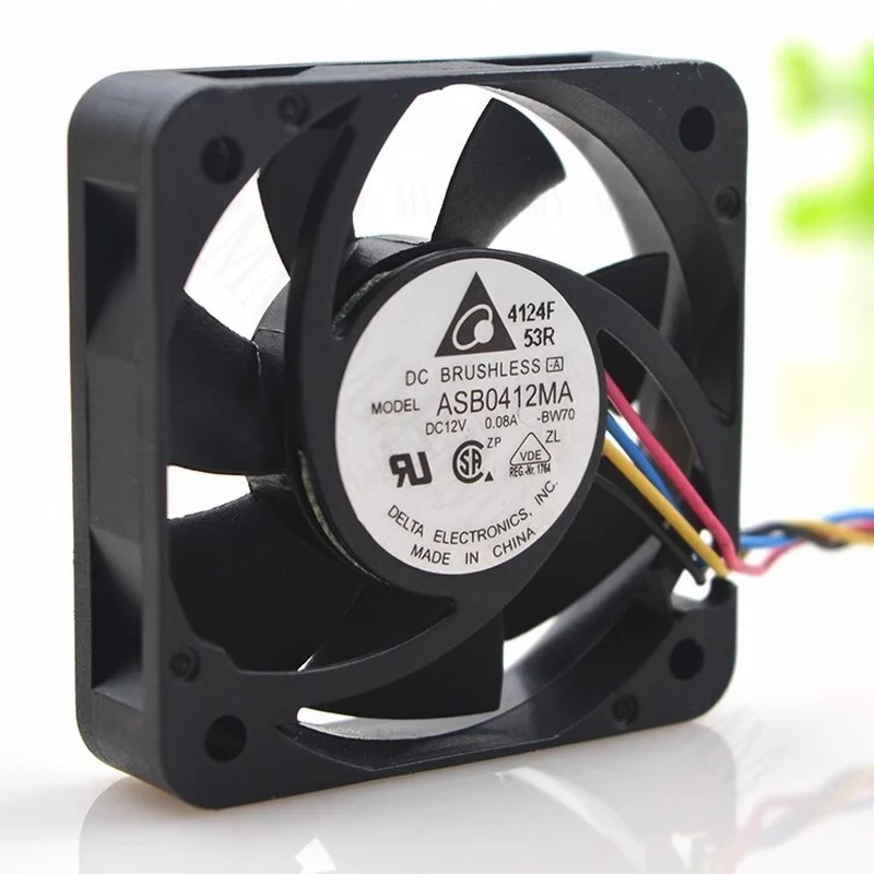 TT  Delta ASB0412MA 4010 DC12V 0.08A 4CM 4-Wire PWM Cooling Fan