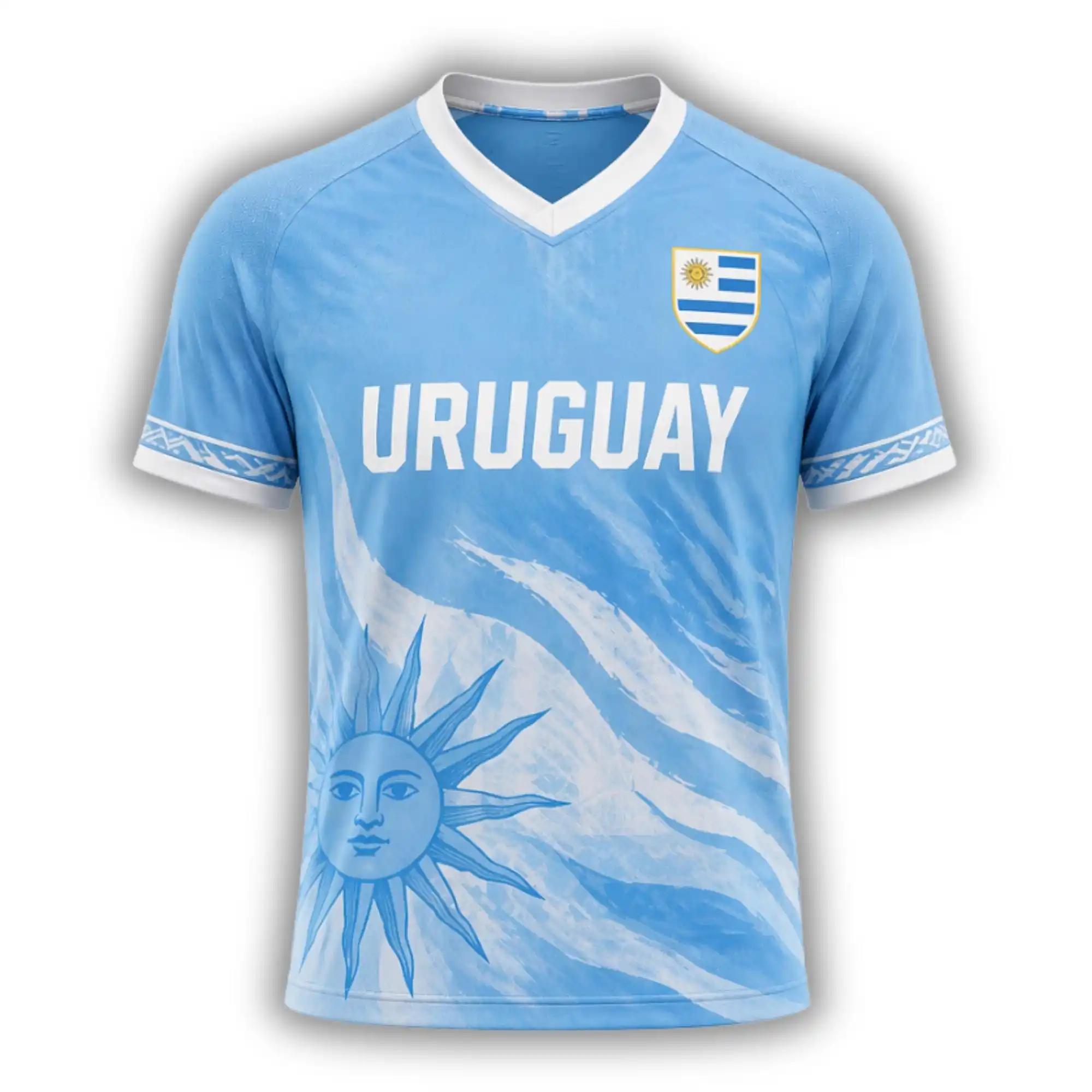 Uruguay Football Jersey 2026 Men Printed Soccer Shirt Casual Sport T Shirt Quick Dry Breathable Fan Wear Streetwear Short Sleeve