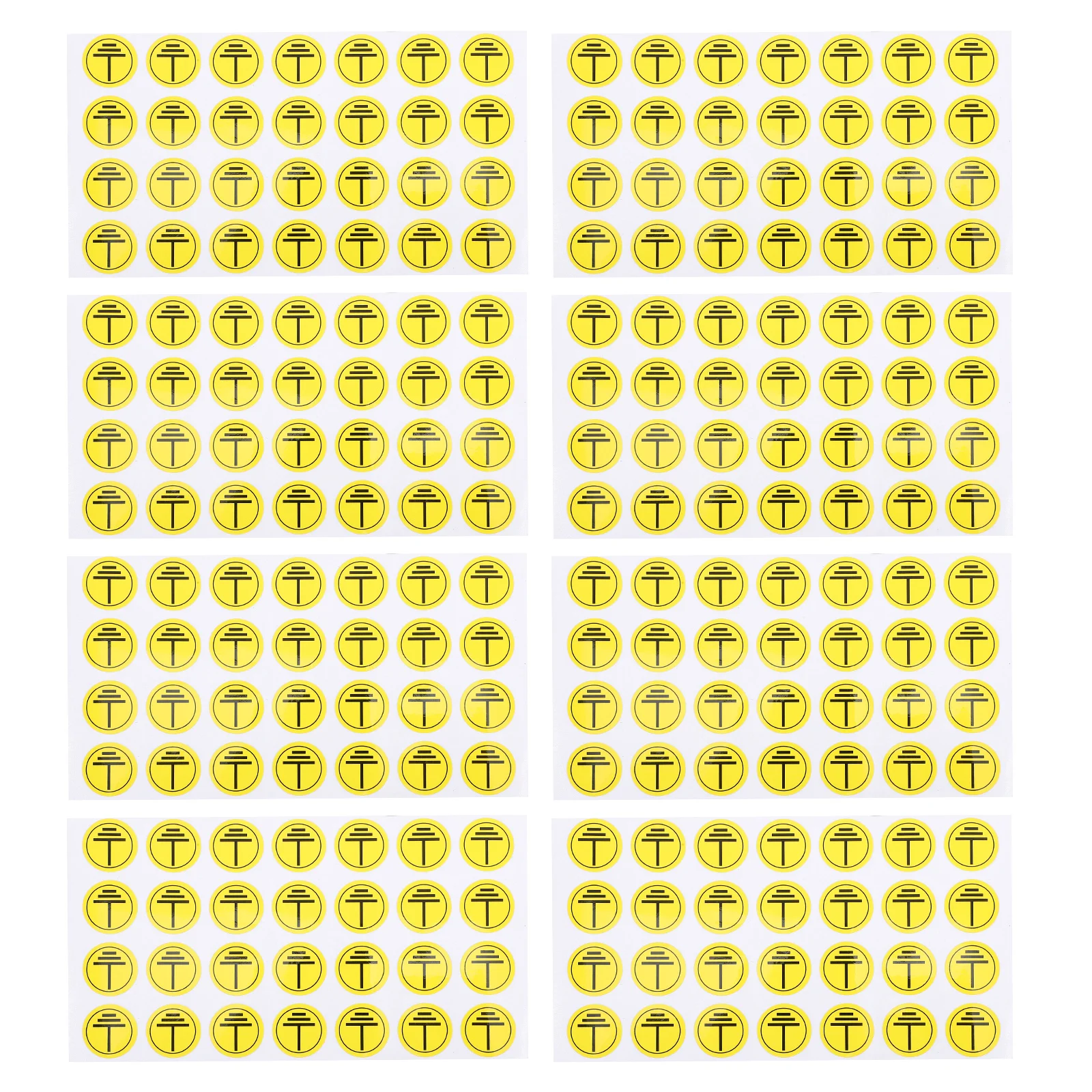 1 set 1 Set Grounding Warning Stickers Safety Sign Decals For Electrical Equipment Electric Box Caution Labels Machinery Safety