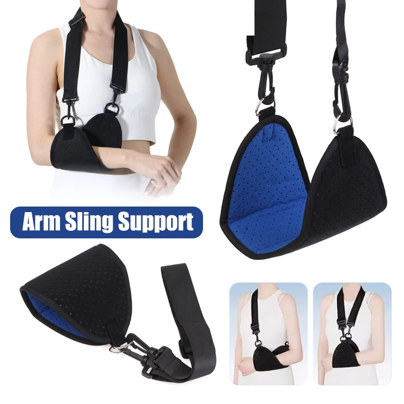 Arm Sling Support Adjustable Breathable Shoulder Strap Brace Immobilizer Wrist Elbow Forearm Fracture Recovery Brace