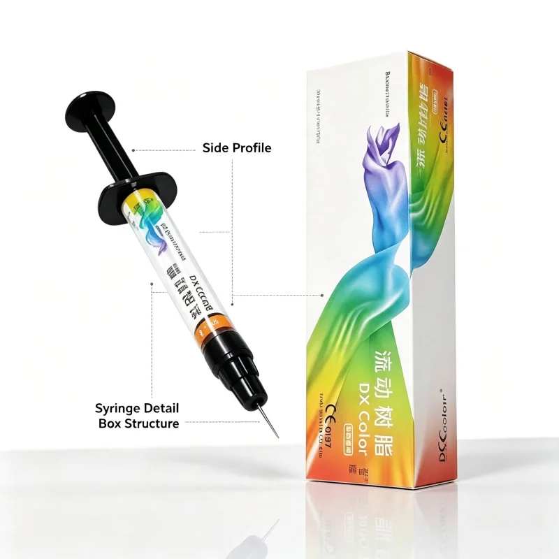 Shinye Multi Shade Flowable Resin Color Block Coating Dental Restoration Filling Material Oral Care Lab Tool For Dentist Clinic
