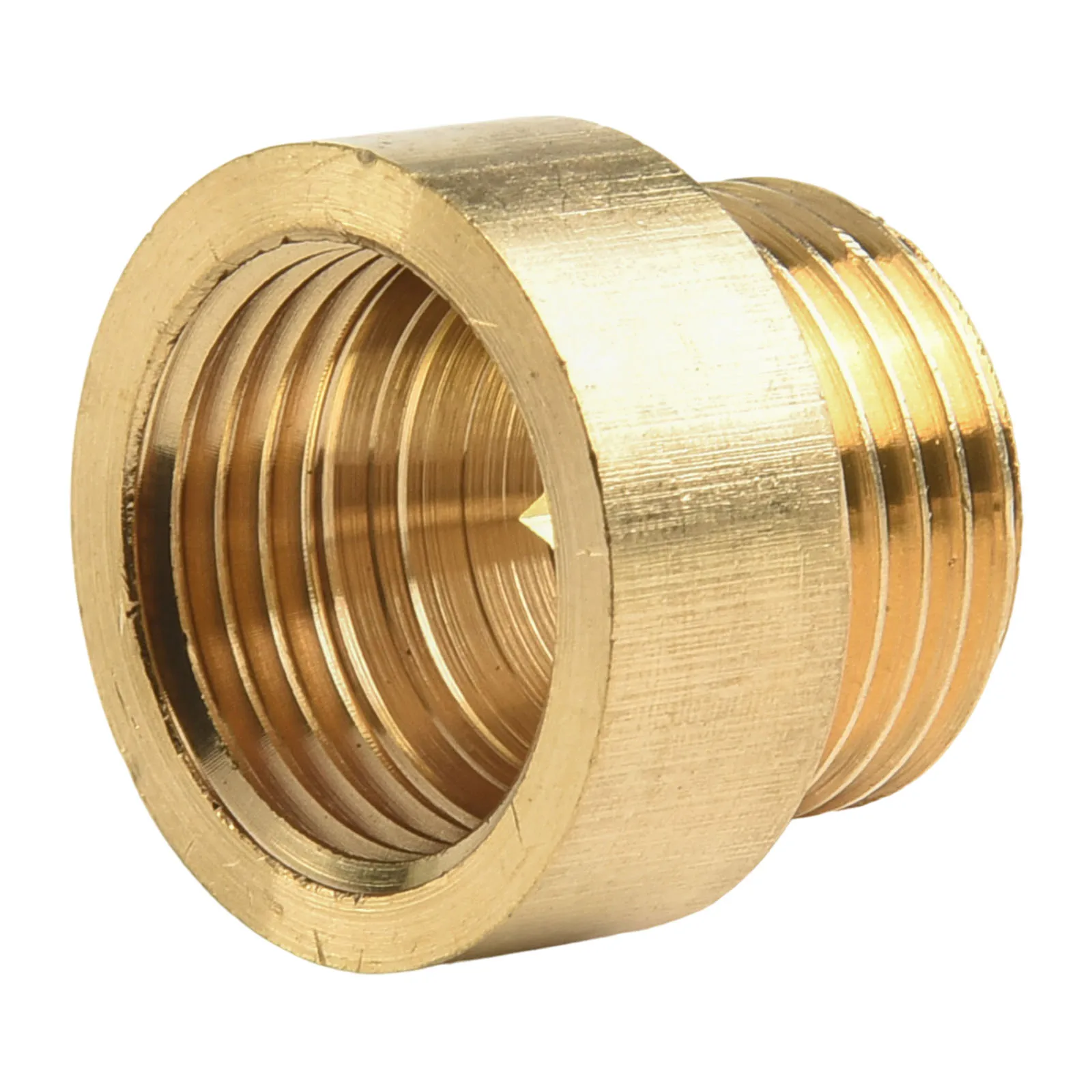 Brass Tap Extension Connector with G1/2 Male Female Thread for Integration into Hot Cold Water Supply and Solar Thermal Systems