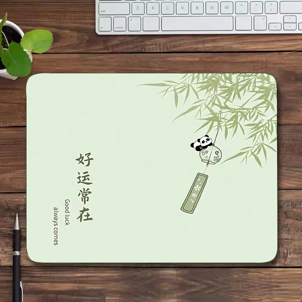 

Chinese Style Cute Panda Small Mouse Pad Gaming Laptop Mousepad Gamer Carpet Keyboard Mat Desk Protector Anime Cartoon Mause Pad