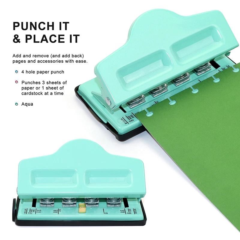 4-Hole Creative Mushroom Hole Punch for Disc Bound Notebook Planner Paper Cutter A4A5A6 Notebook Scrapbooking Tool