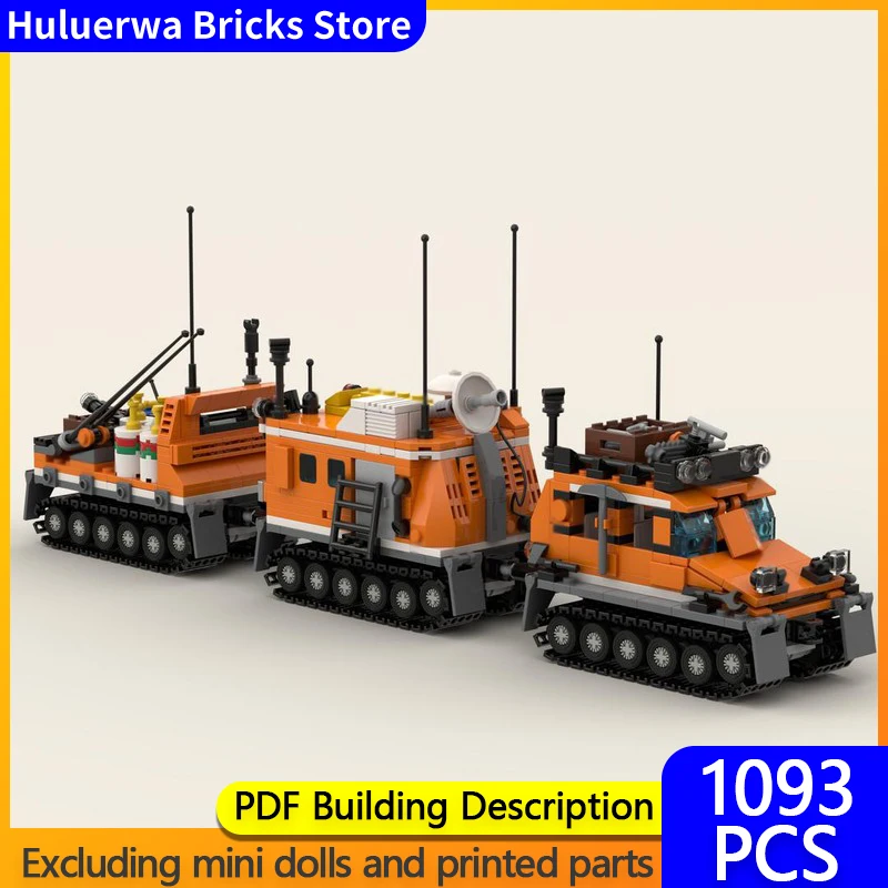 

Speed Hypercar Model MOC Building Bricks Arctic Tracked Vehicle Modular Technology Gifts Holiday Assemble Children Toys Suit