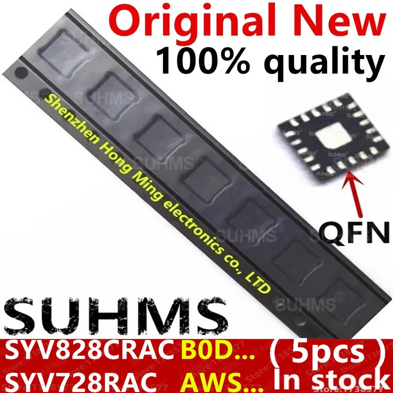 (5piece)100% New SYV828CRAC SYV828C B0DAPC B0D... SYV728RAC SYV728 AWS5GA AWS... QFN-20