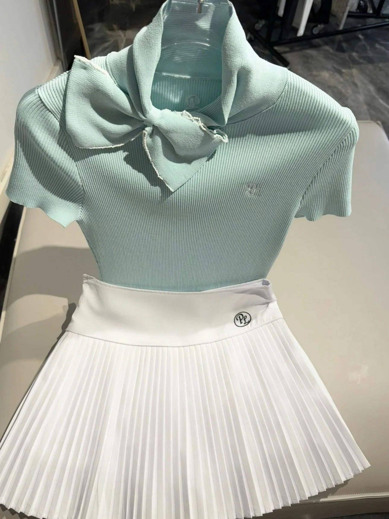 Golf clothing women's Korean version golf short sleeved women's golf suit women's golf skirt tennis suit women's clothing