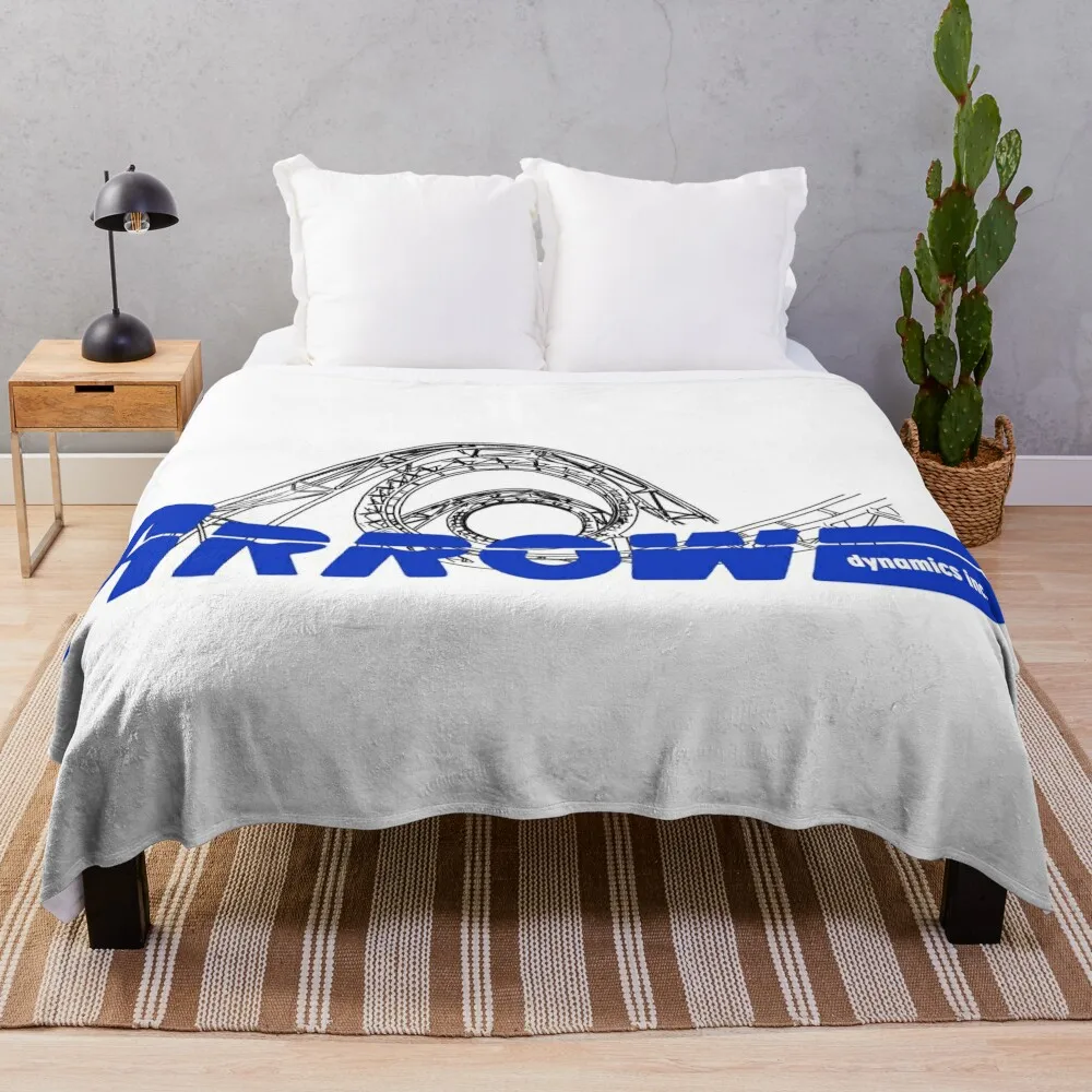 

Arrow Dynamics Corkscrew Design Throw Blanket Soft Plush Plaid Luxury St Decorative Beds Blankets