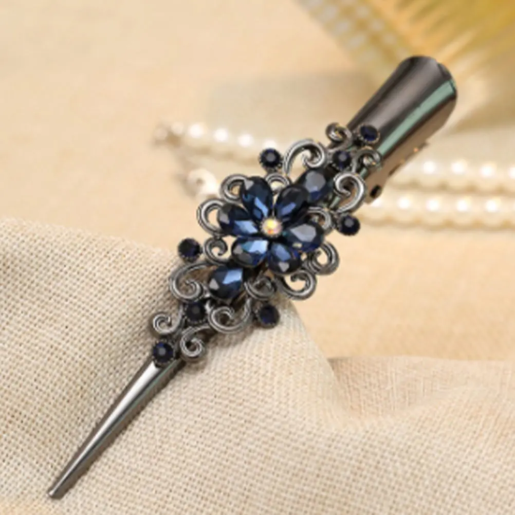 

2Pcs Duckbill Hair Clips Retro Horn Barrette Clamps for Women Hairstyling Accessories Girl Hairdressing Small Hair Clamp