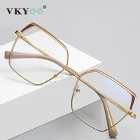VICKY, gafas cuadradas geométricas a la moda con montura grande, gafas de lectura para mujer, gafas antiluz azul, prescripción personalizada disponible