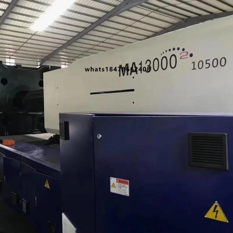 MA13000II/10500u Electric Horizontal PP Plastic Molding Machine 1300 Ton 168Mpa RC Precision Motor