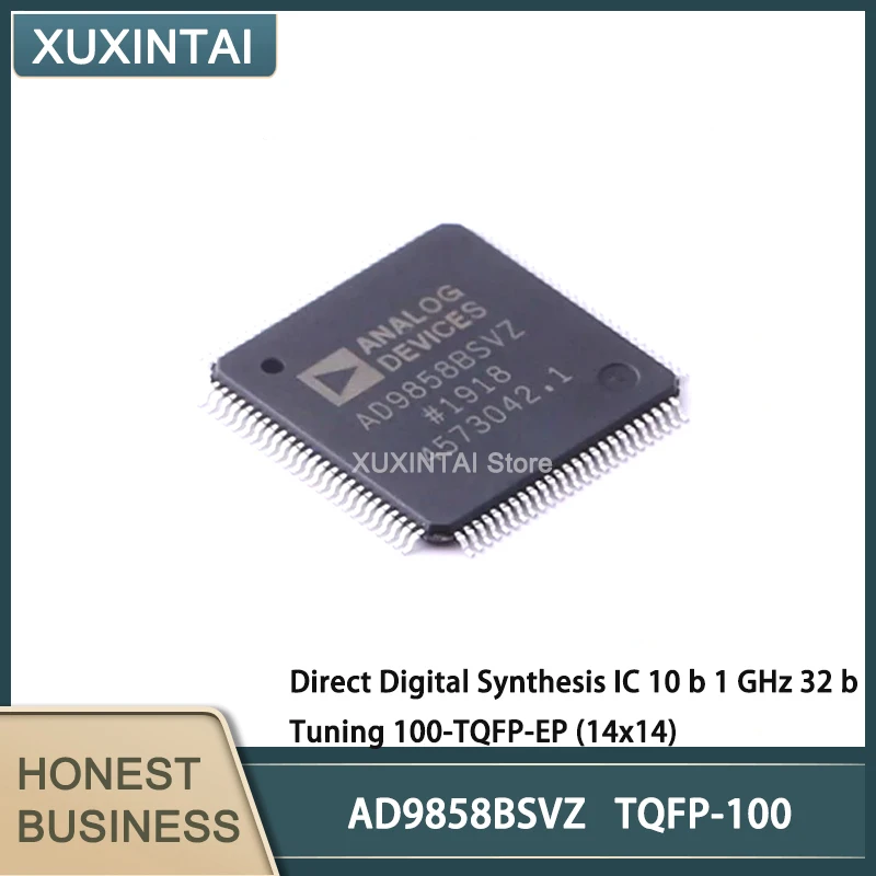 

5Pcs/Lot New Original AD9858BSVZ AD9858 Direct Digital Synthesis IC 10 b 1 GHz 32 b Tuning 100-TQFP-EP (14x14)