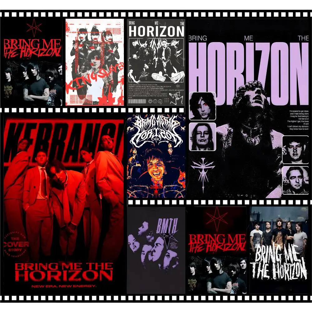 Band Metal Bring Me The Horizon Poster Premium HD Decor Wall Art for Interior Room Makeover Home Accents Gift