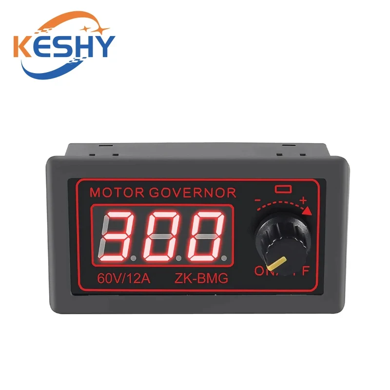 DC 9-60V 12v 24v 36V 48V 12A DC Motor Controller PWM Adjustable Speed Digital display encoder duty ratio frequency ZK-BMG