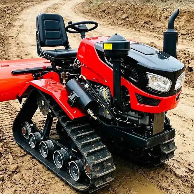 

Customized 35HP Crawler Tractor, Upgraded Multifunctional Rotary Tiller, Agricultural Crawler Cultivator & Mini Tiller