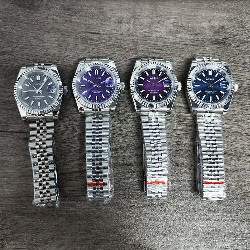 NH Men's Watch 39mm stainless steel case NH Men's 35 Watch uses NH Series 35 automatic mechanical movement