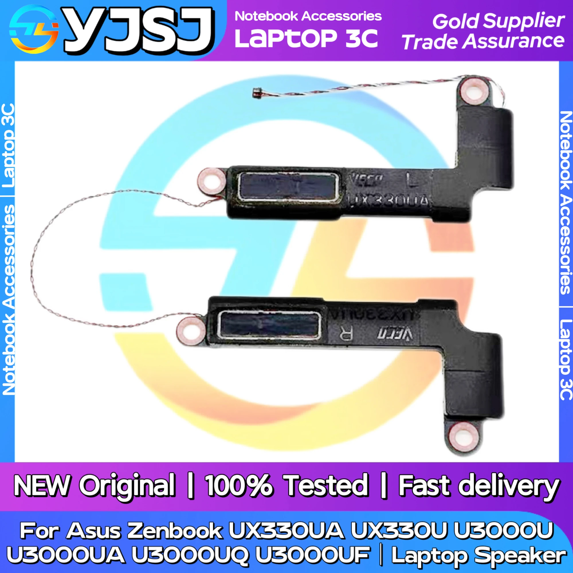 

New Original Laptop Notebook Audio Speaker For Asus Zenbook UX330UA UX330U U3000U U3000UA U3000UQ U3000UF Built in horn audio