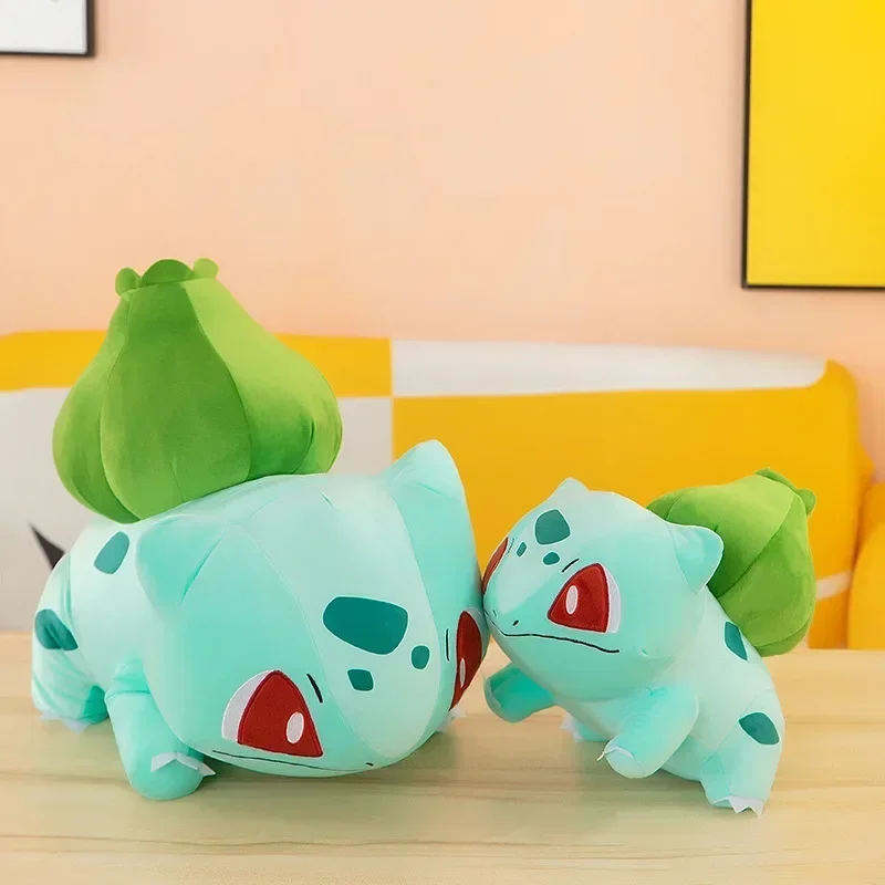 60 سنتيمتر البوكيمون Bulbasaur أفخم محشوة دمية لعبة لينة أنيمي الدمى محشوة الحيوان Kawaii رمي وسادة هدية عيد ميلاد للبنين بنات