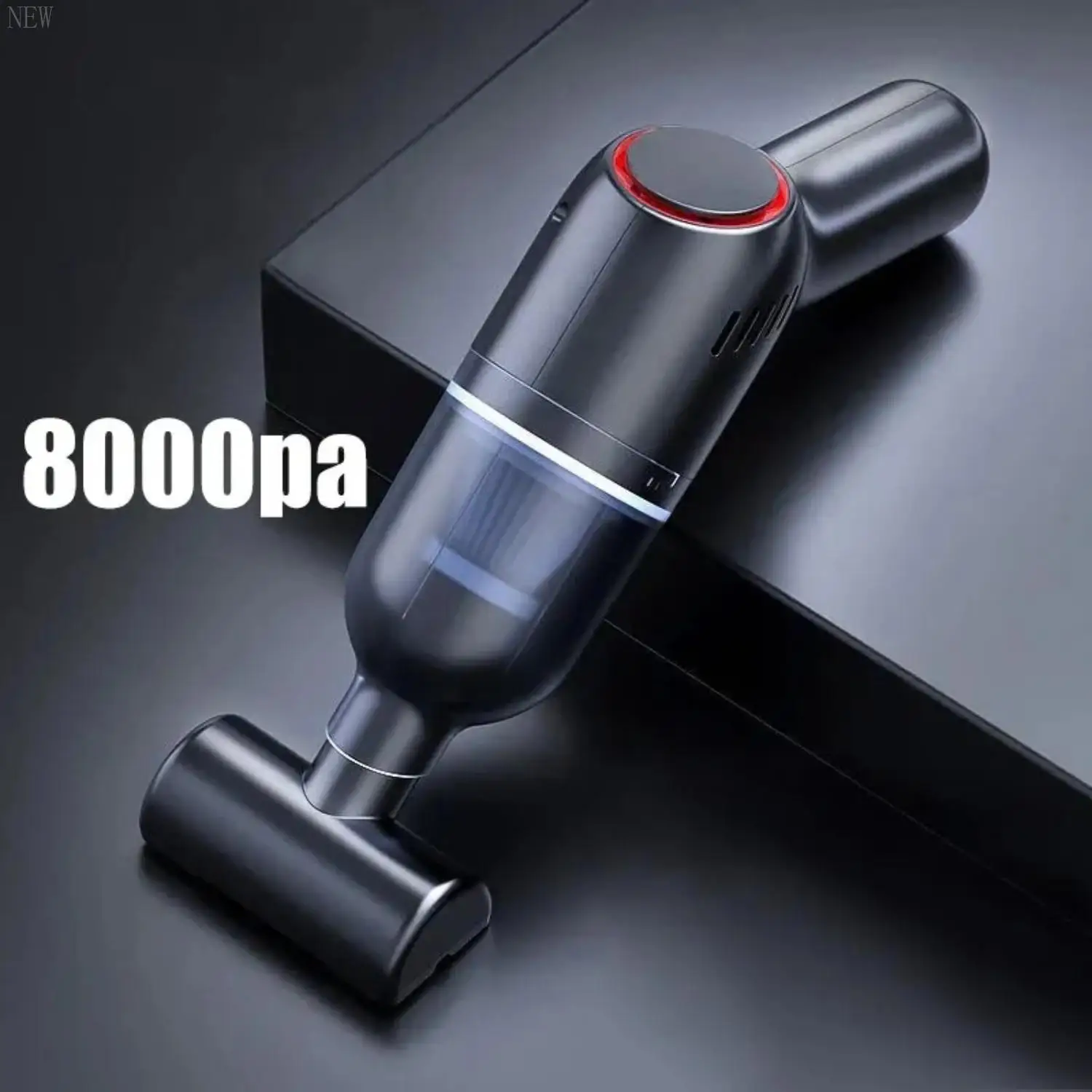 

NEW Powerful High Suction 120W Portable Wireless Handheld Mini Car Vacuum Cleaner, Rechargeable Lightweight 8000pa Vaccum for We