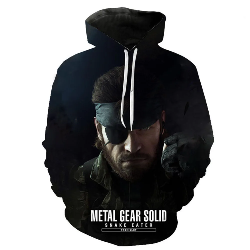 Metal Gear Solid 3d Print Men/Women Hoodie Casual Oversized Pullover Popular Sweatshirt Fashion Streetwear Trend Men Clothing