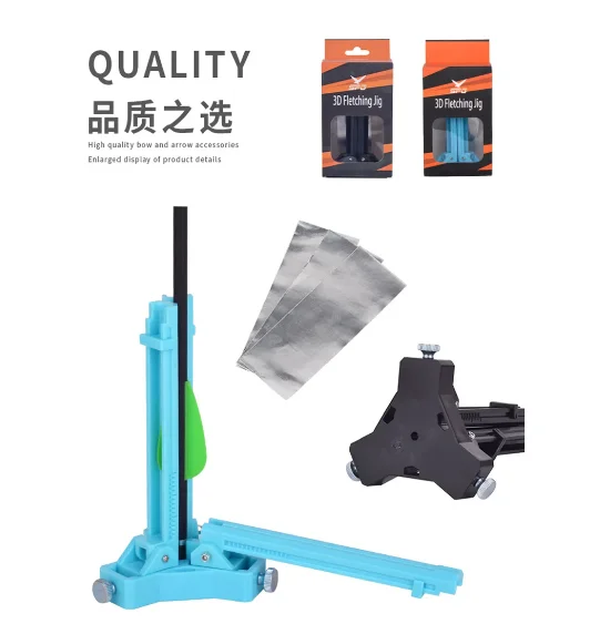 

SPG Archery Arrow Fletching Jig cylindrical Clamp Stick Feather Fletches Tool for Arrow Hunting Shooting Accessories