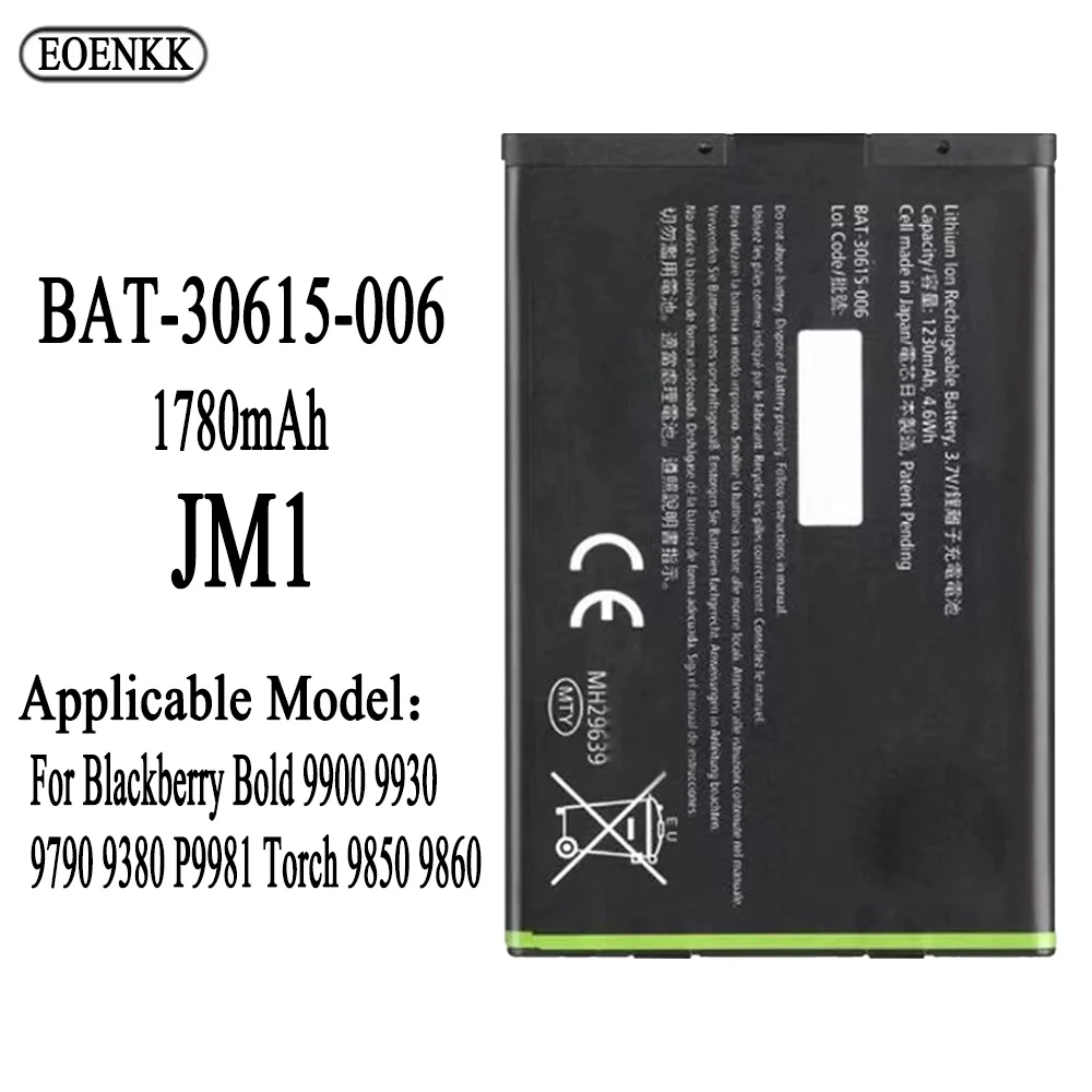 

J-M1 JM1 battery For Blackberry Bold 9900 9930 9790 9380 P9981 Torch 9850 9860 Original Capacity Repair Part Phone Batteries Bat