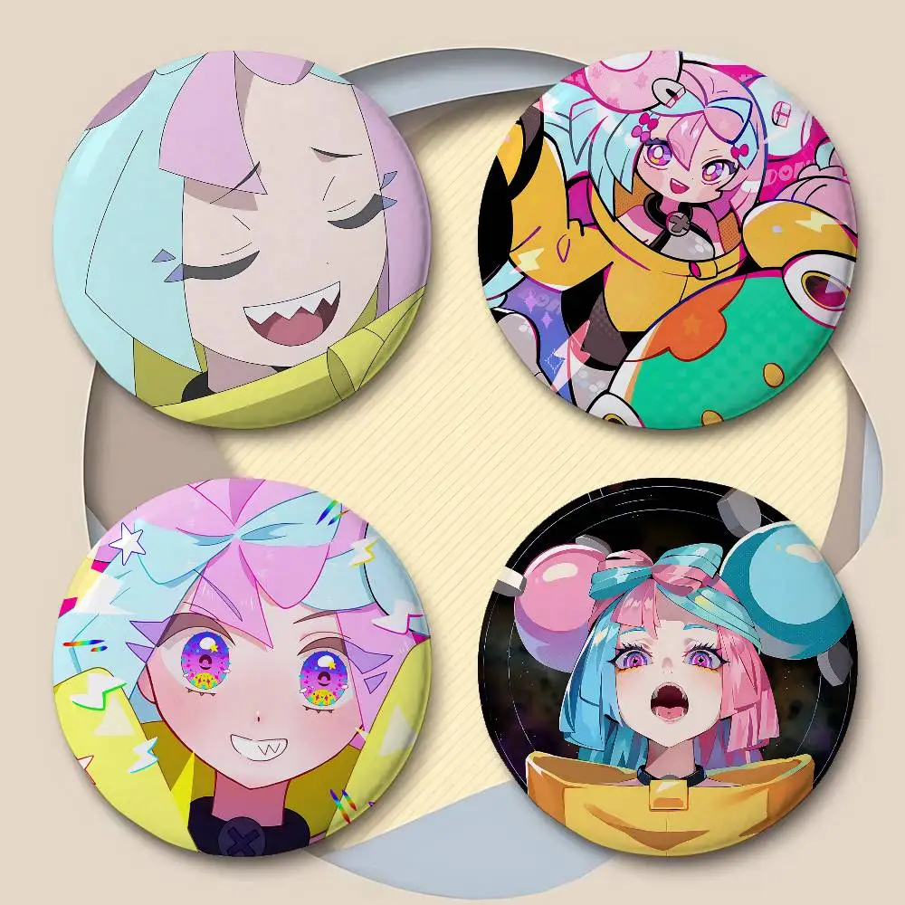 Cartoon I-Iono P-Pokemon Badges Enamel Pin Cartoon Brooch For Backpack Clothing